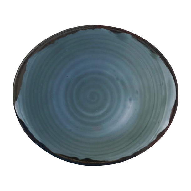 Dudson Harvest Blue Deep Bowl - 7 7/8x6 5/8" (Box 6) (Direct)