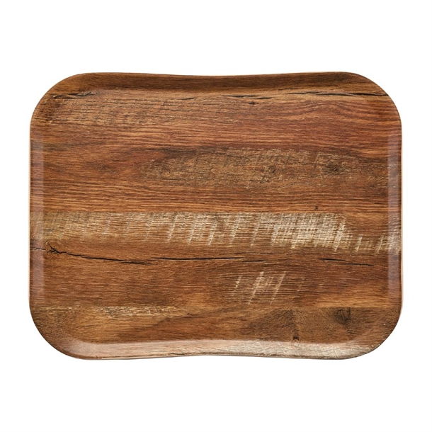 Cambro Wood Grain Versa Tray Brown Oak - 330x430mm (Pack 12) (B2B)