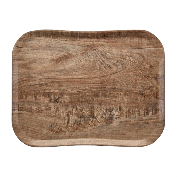 Cambro Wood Grain Versa Tray Light Olive - 360x460mm (Pack 12) (B2B)