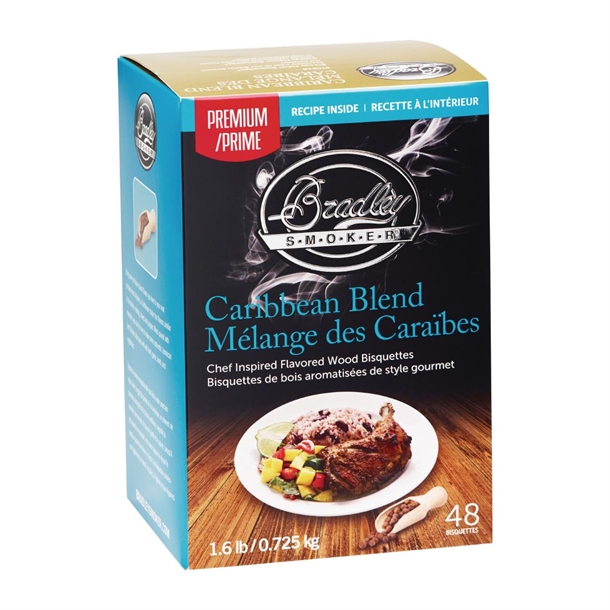 Bradley Food Smoker Caribbean Blend Premium Flavour (Pack 48) (B2B)