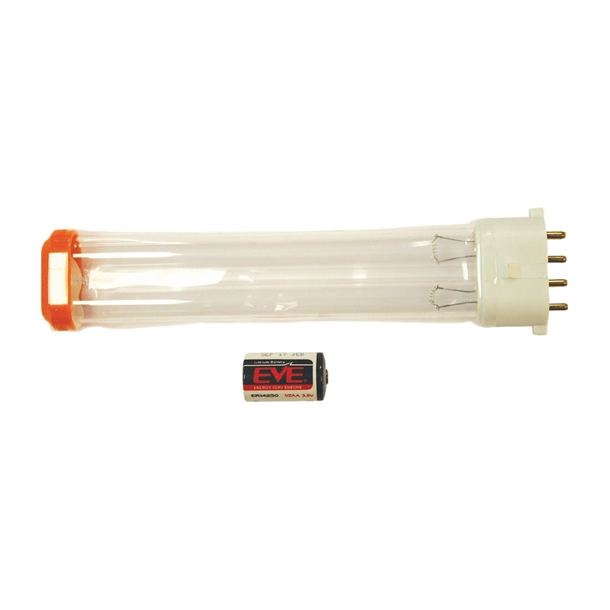 Replacement Shatter-proof Lamp inc Battery Orange End Cap Lamp 10sqm (Direct)