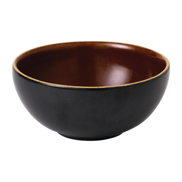 Churchill Siena Brown Deep Bowl 26Oz (Box 6)