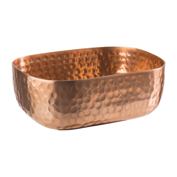APS Hammered Display Bowl Copper - 155x120x55mm