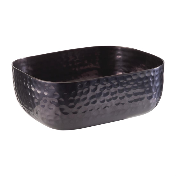APS Hammered Display Bowl Black - 155x120x55mm (B2B)