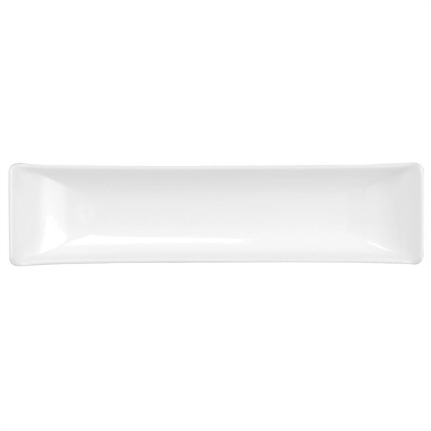 Alchemy Balance White Buffet Boat Dish 15.375" (Box 6) (Direct)