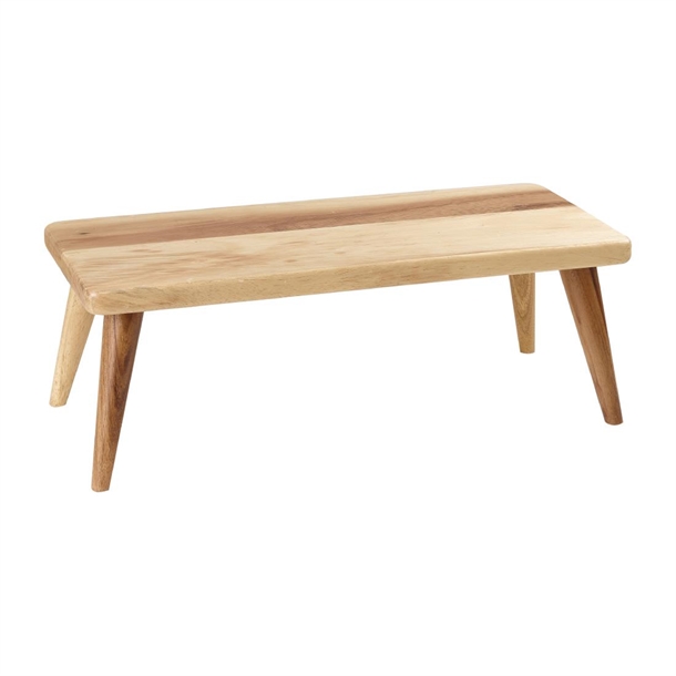 Wood Rectangular Large Stand 42.7x18.4x15.5cm (Box 2) (Direct)