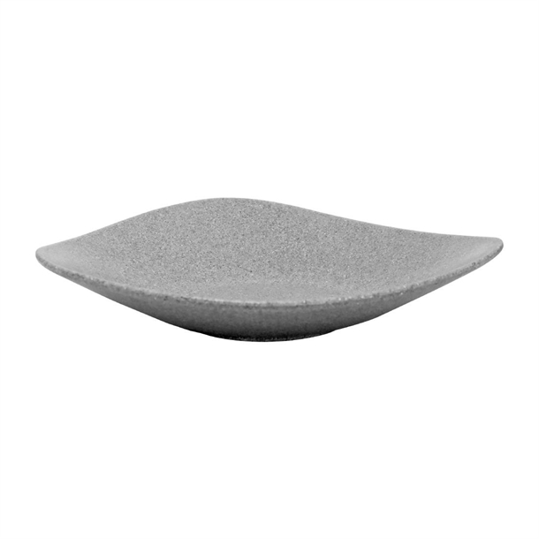 Plastic Granite Lotus Melamine Dish 14" (Box 4) (Direct)