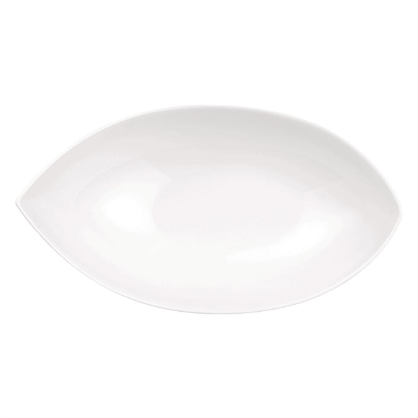 Alchemy Balance White Tear Dish 12" (Box 6) (Direct)