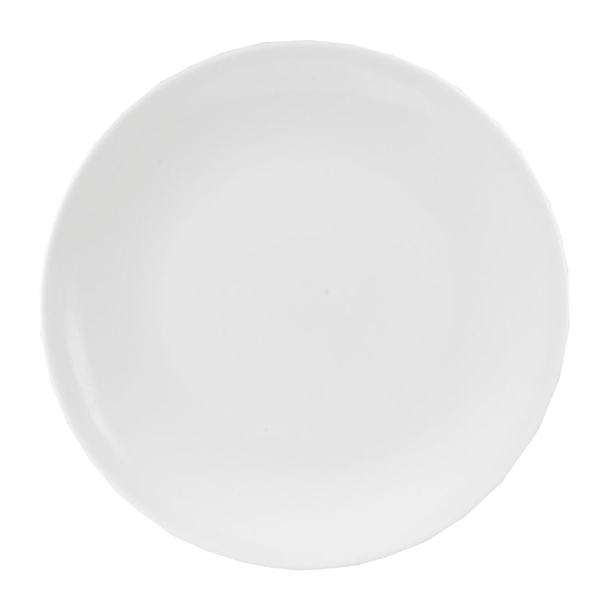 Menu Porcelain Coupe Plate 20.5cm (Box 6) (Direct)