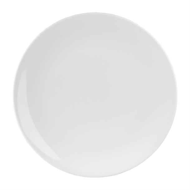 Menu Porcelain Coupe Plate 27cm (Box 6) (Direct)