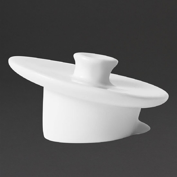 Churchill Menu Porcelain Beverage Pot Lid for FF433 (Box 6) (Direct)