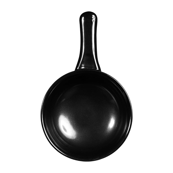 Rustics Black Sparkle Small Skillet 13oz (Box 6) (Direct)