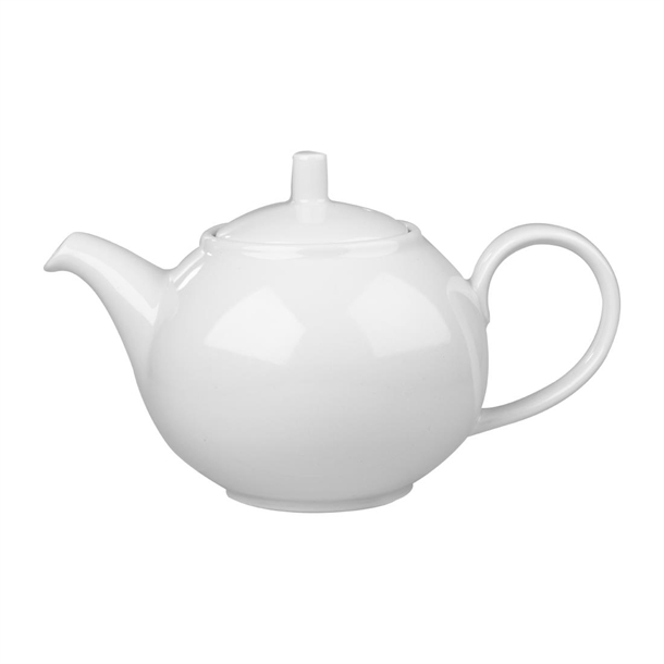 White Profile Beverage Pot 30oz (Box 4) (Direct)
