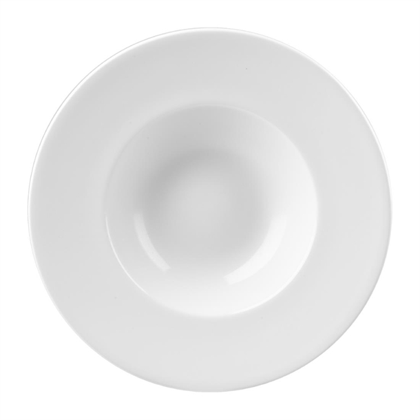 Churchill White Profile Wide Rim Bowl Med 9.4" Box 12