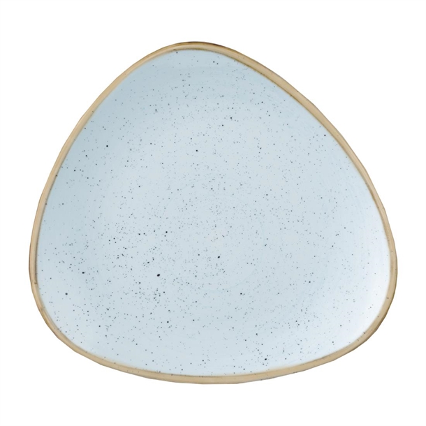 Churchill  Stonecast Duck Egg Lotus Plate  Box 12