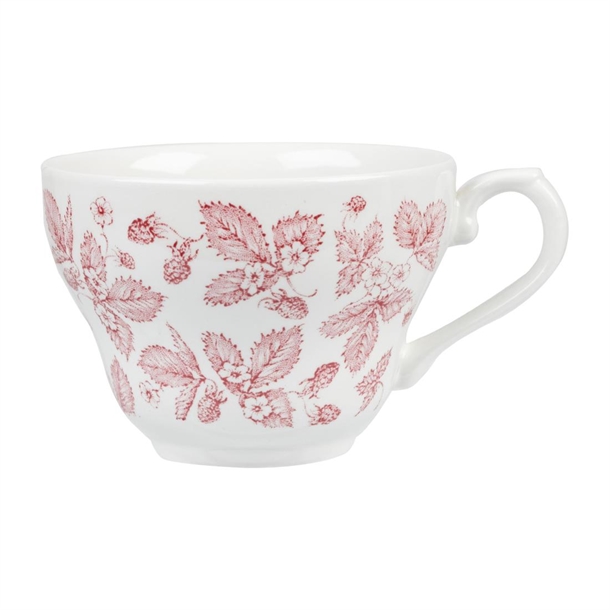 Cranberry Bramble Georgian Tea Cup - 7oz (Box 12) (Direct)