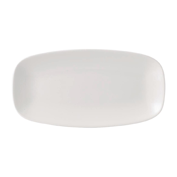 White Oblong Chefs Plate 11 3/4x6" (Box 12) (Direct)