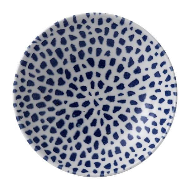 Terrazzo Blue Coupe Bowl 7.25" (Box 12) (Direct)