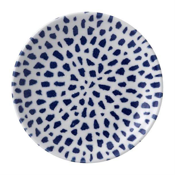 Terrazzo Blue Coupe Plate 6.5" (Box 12) (Direct)