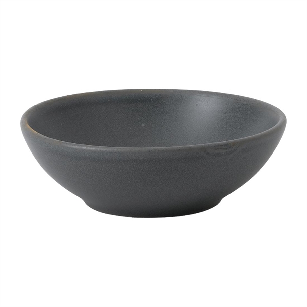 Churchill Super Vitrified Seattle Grey Shallow Bowl 7oz (Box 12) (Direct)