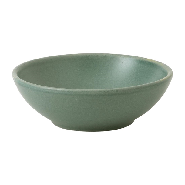 Churchill Super Vitrified Nourish Andorra Grüne flache Schalen, 208 ml, (12 Stück)