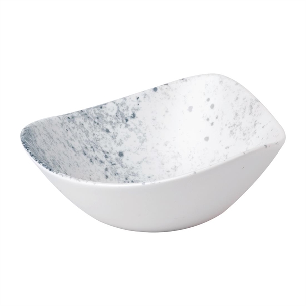Super Vitrified Studio Prints Haze Blue Triangle Bowl 13oz (Box 12) (Direct)
