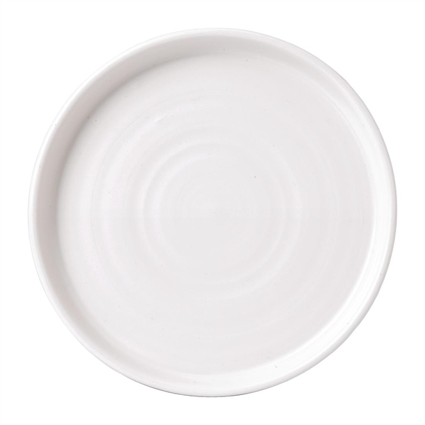 Churchill Super Vitrified Vellum White Walled Plate 8 1/4 " (Box 6) (Direct)