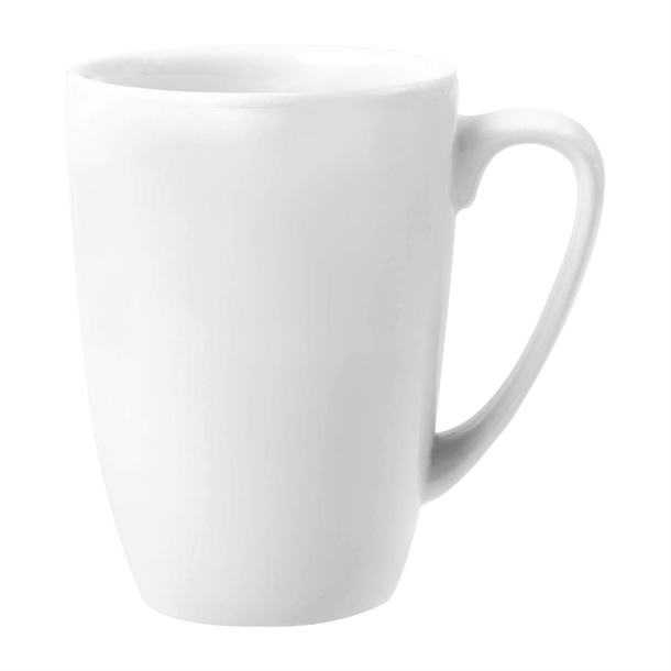 Churchill Super Vitrified Vellum White Mug 12oz (Box 12) (Direct)