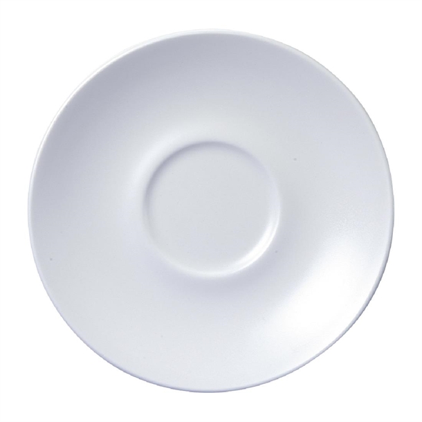 Churchill Super Vitrified Vellum White Saucer 6 1/4 " (Box 12) (Direct)