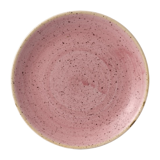 Churchill Stonecast Petal Pink Evolve Coupe Plate 6.5" Box 12
