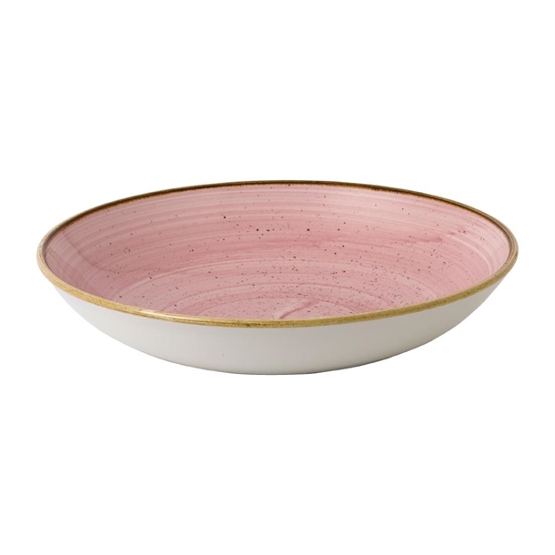 Churchill Stonecast Coupe-Schüsseln, Blütenrosa, 1,2 l, (12 Stück)