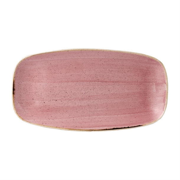 Stonecast Petal Pink Chefs' Oblong Plate No. 4 13 7/8x7 3/8 " (Box 6) (Direct)