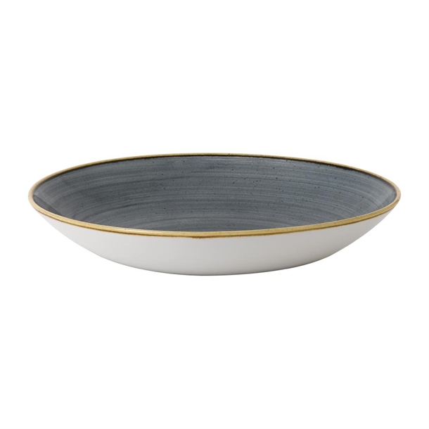 Super Vitrified Stonecast Blueberry Coupe Bowl 12 " 84.5oz (Box 6) (Direct)