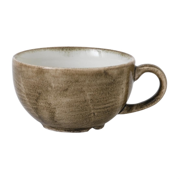 Stonecast Patina Antique Taupe Cappuccino Cup 8oz (Box 12) (Direct)