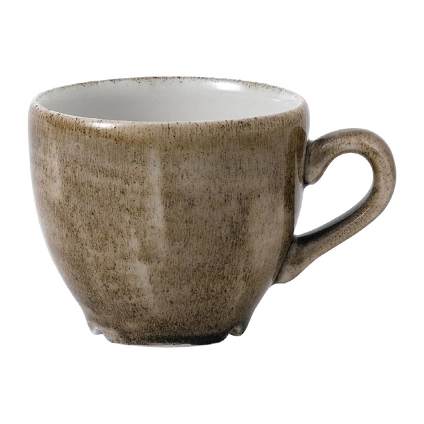 Stonecast Patina Antique Taupe Espresso Cup 3.5oz (Box 12) (Direct)
