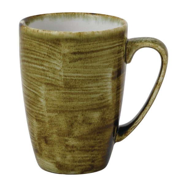 Churchill Super Vitrified Stonecast Plume Olive Mug 12oz (Box 12) (Direct)