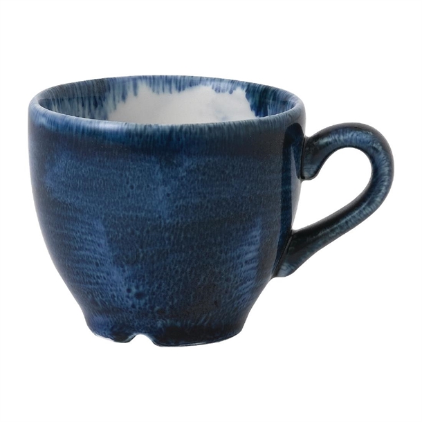 Super Vitrified Stonecast Plume Ultramarine Espresso Cup 3.5oz (Box 12) (Direct)