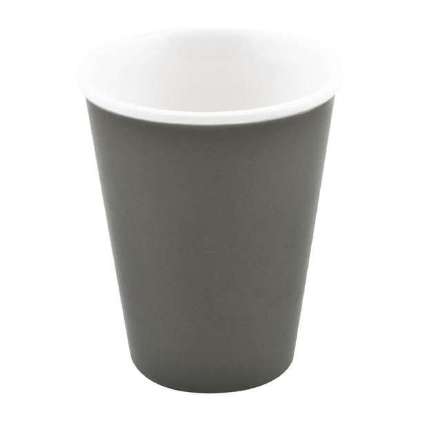 Bevande Latte Cup Slate - 200ml (Box 6)