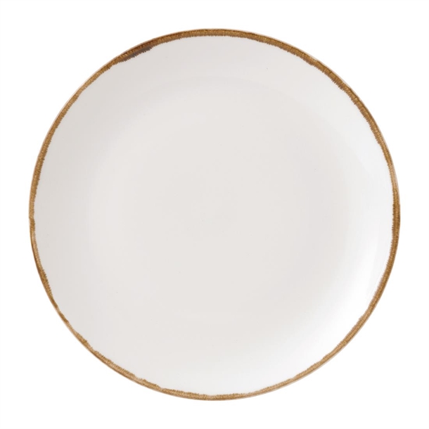 Dudson Harvest Round Plate Coupe Natural - 260mm (Box 12) (B2B)