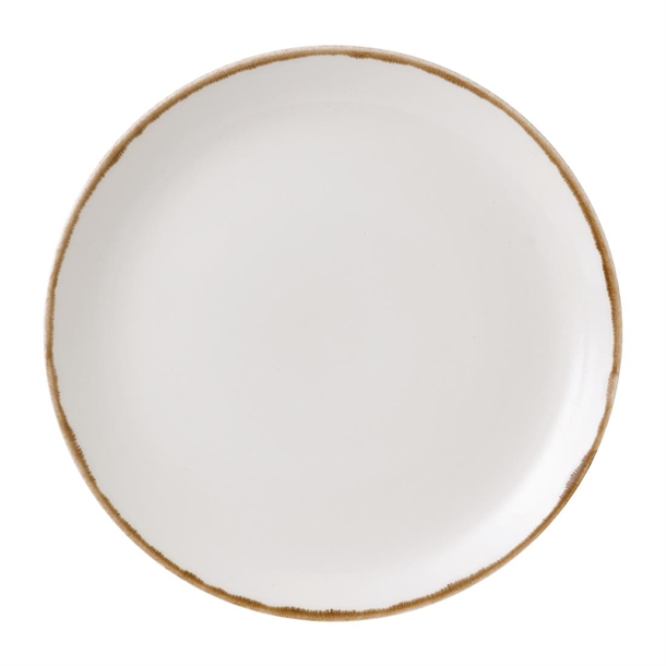 Dudson Harvest Round Plate Coupe Natural - 288mm (Box 12)
