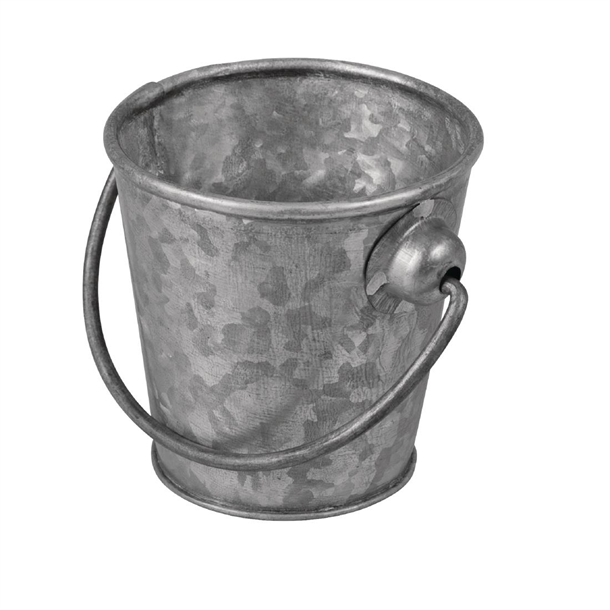Moda Brooklyn Mini Galvanised Bucket - 80x80mm (B2B)