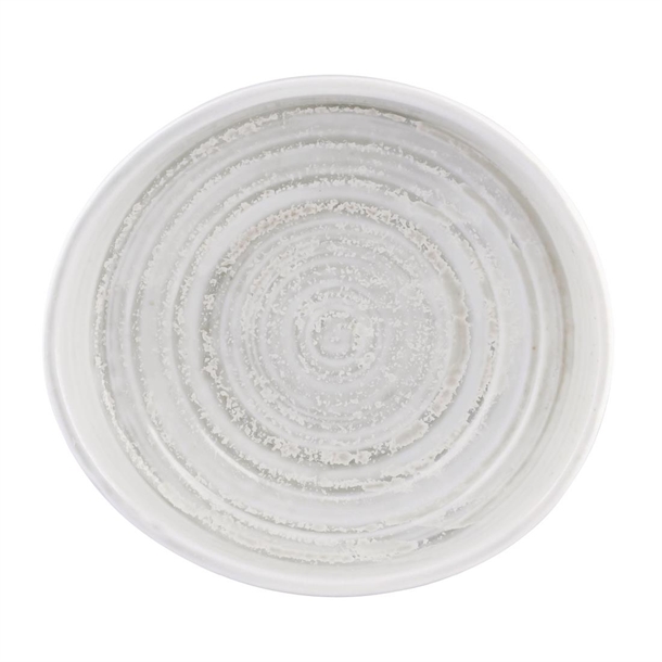 Moda Porcelain Willow Organic Bowl/Plate - 250x235mm (Box 6) (B2B)