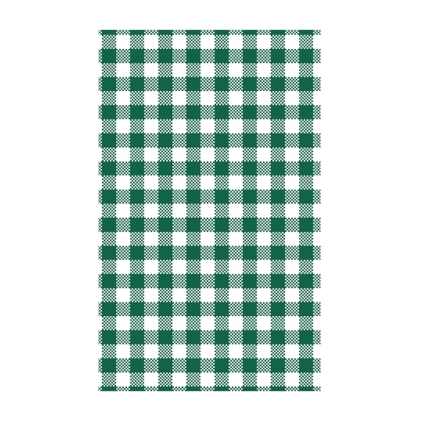 Greaseproof Paper Gingham Green - 190x310mm - 200 Sheets