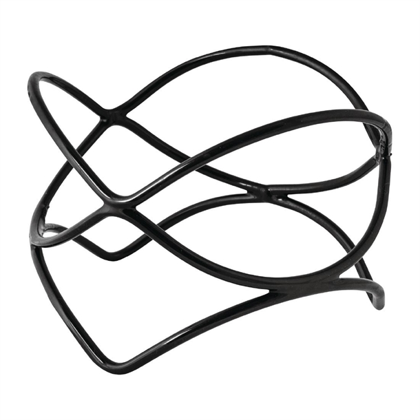 Ryner Spiral Riser Display Stand Black - 200x150mm (B2B)