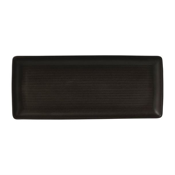 Zuma Share Platter Charcoal - 335x140mm (Box 6) (B2B)