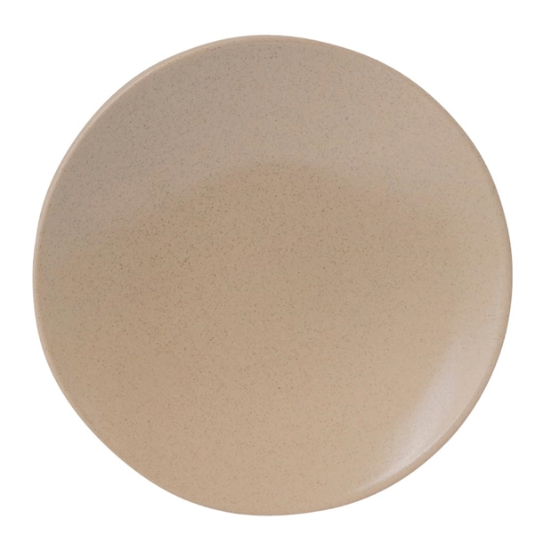 Zuma Coupe Tapas Plate Sand - 130mm (Box 6) (B2B)