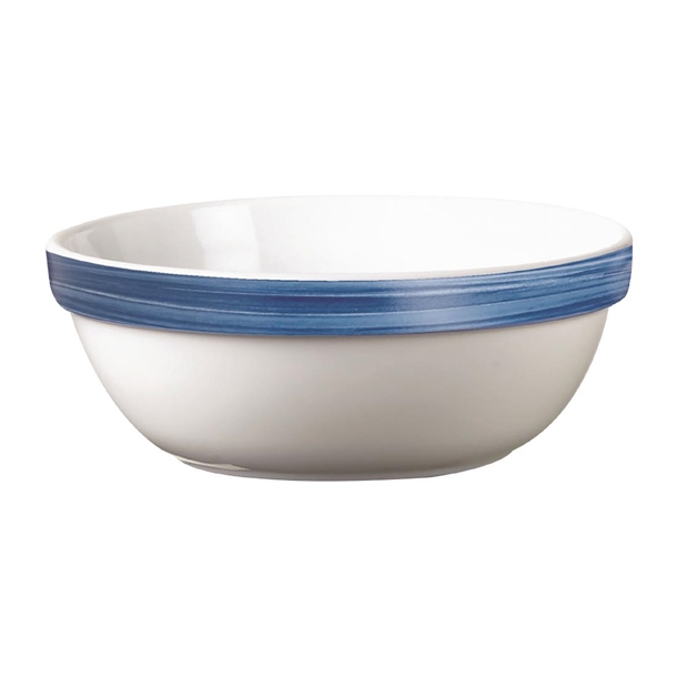 Brush Bowl Tempered Blue Jean - 120mm (Box 36)