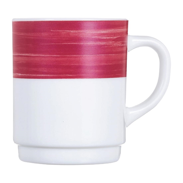 Brush Mug Tempered Cherry - 260ml (Box 36)