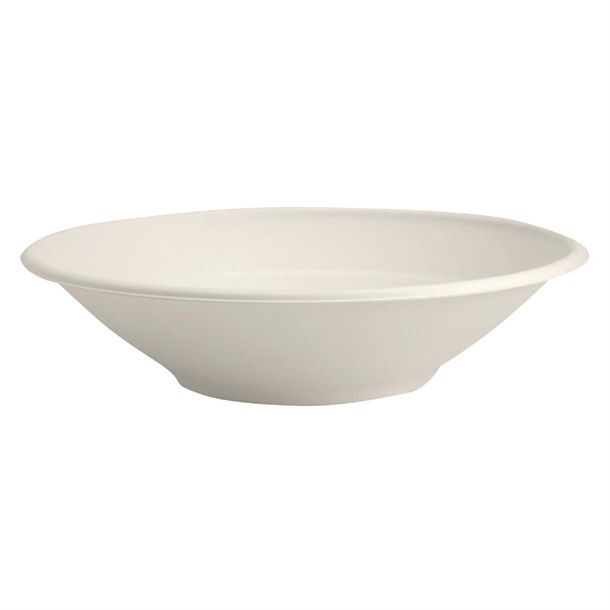 BioPak BioCane Bowl White - 800ml 24oz (Box 400)