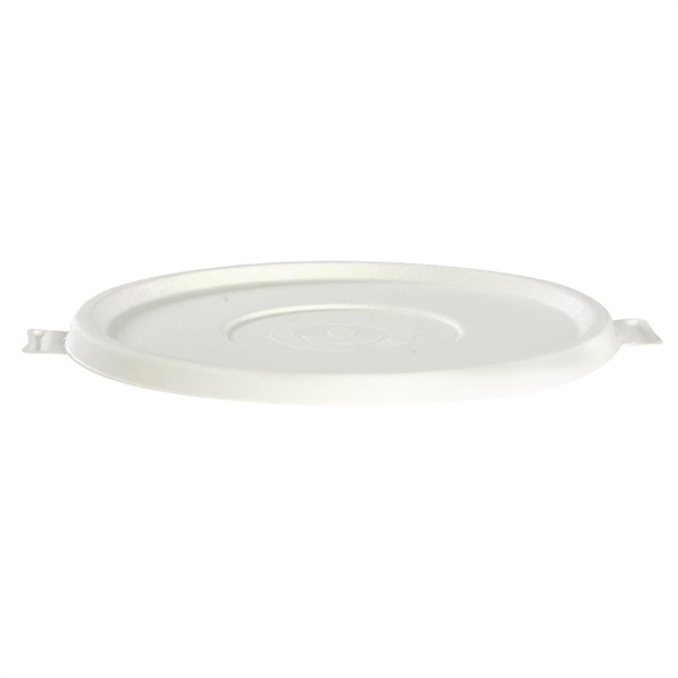 BioPak BioCane Lid to Suit 800-1180ml 24-40oz - White (Box 400)